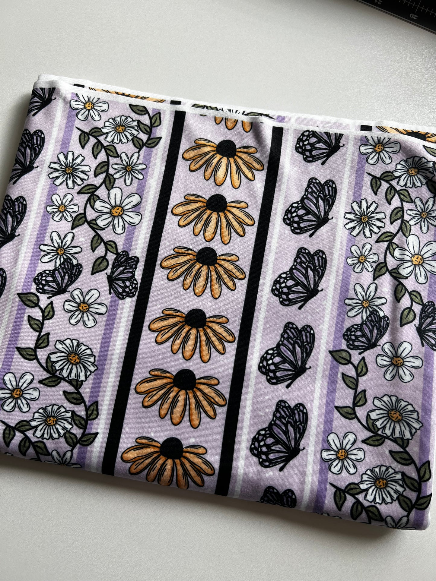 Purple Butterfly’s and Sunflowers