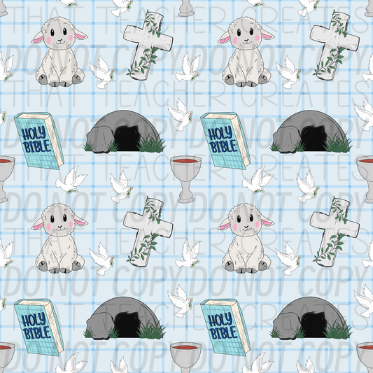 Plaid Bible seamless