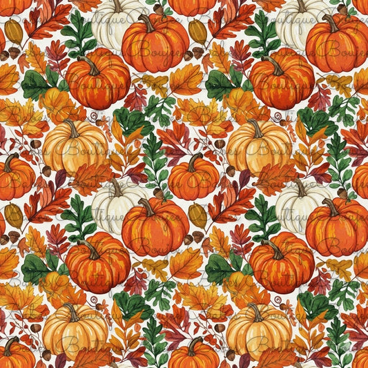 Fall Pumpkin Seamless File