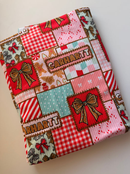 Girls Christmas CH patchwork